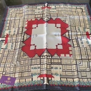 Liberty Scarf.  Silk. New 25” square